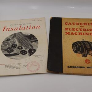 Vintage 1950s Electrical & Mechanical Manuals Lot - Fairbanks Morse Catechism